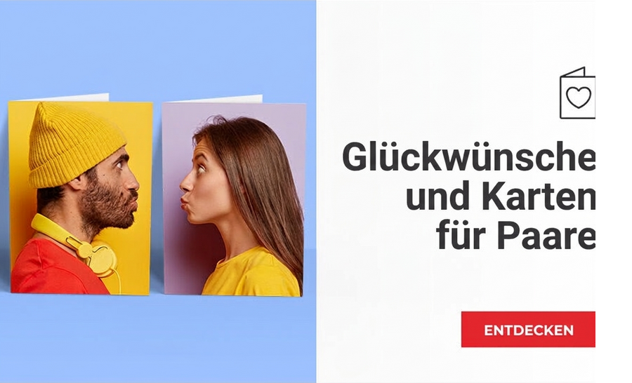 Grußkarten und Karten für Paare