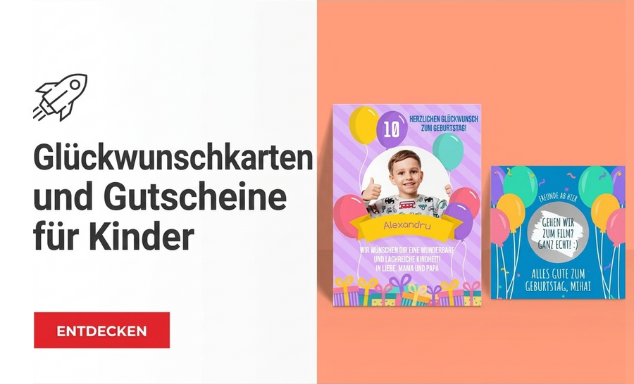 Grußkarten für Kinder