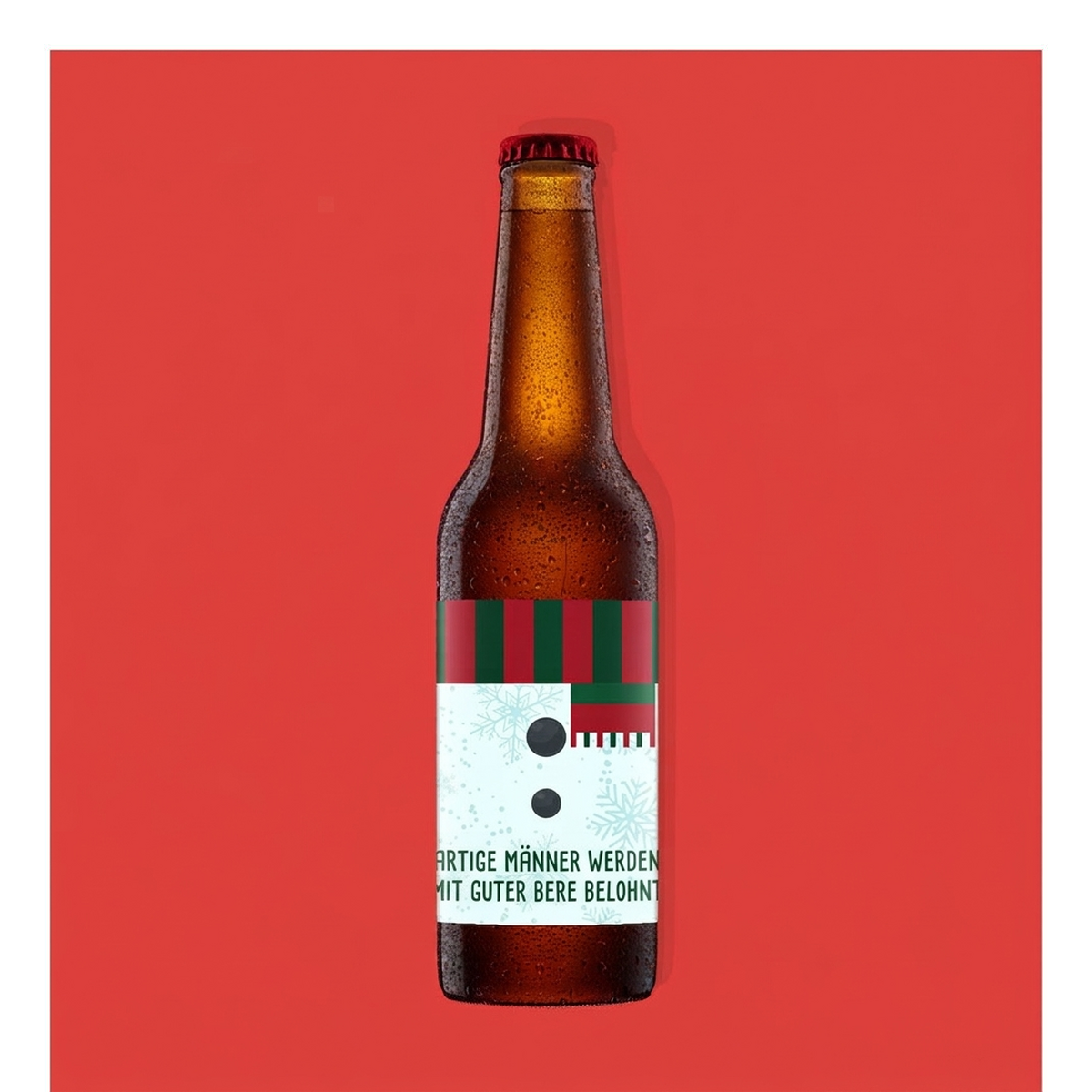 Personalisiertes Bier zum Nikolaustag