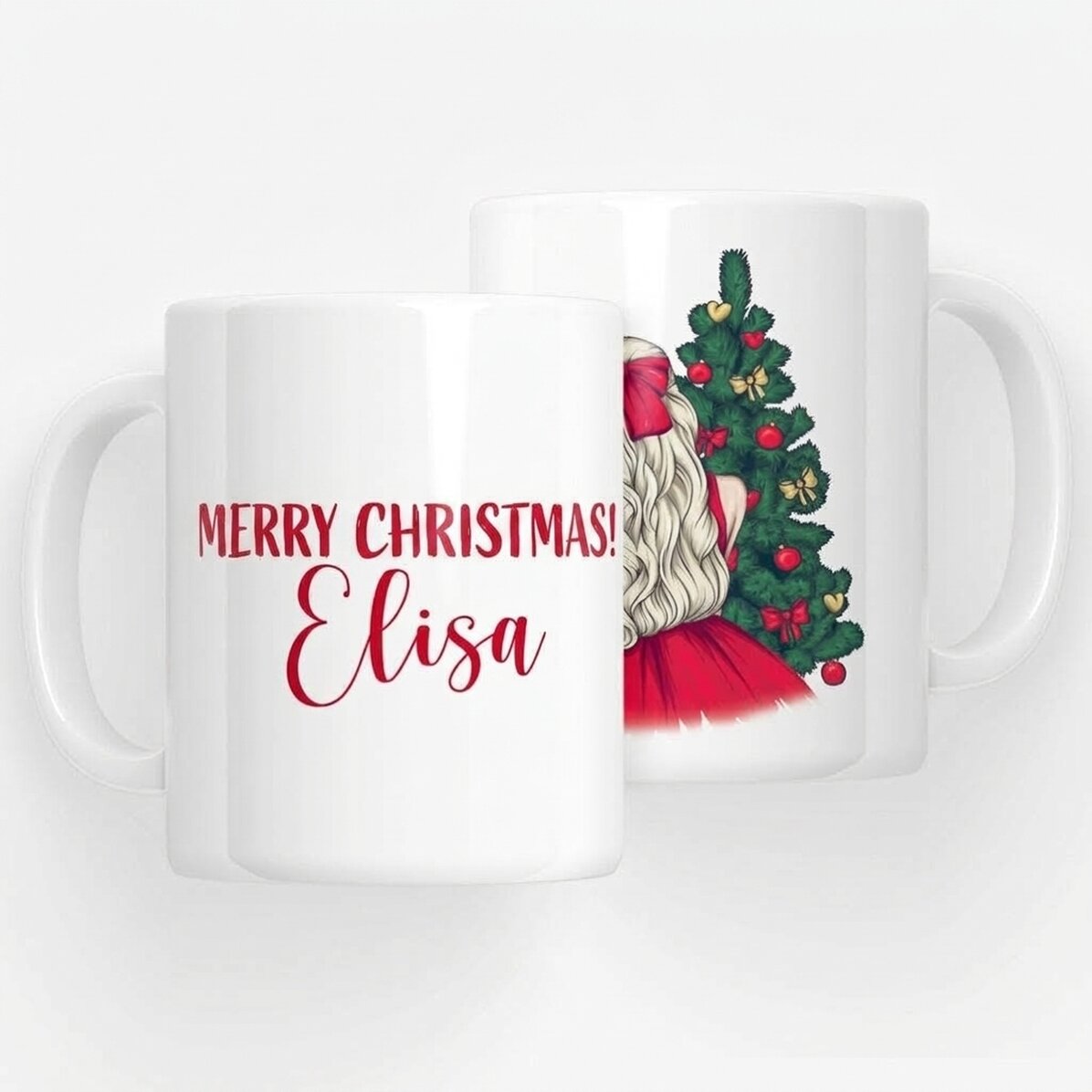 Personalisierte Tasse mit Namen – Christmas Princess