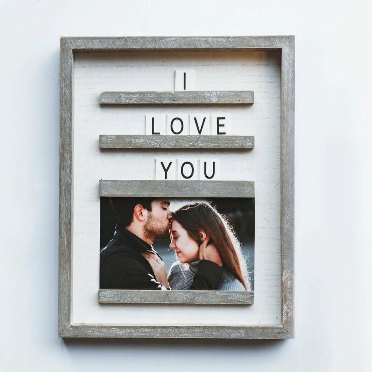 Fotorahmen mit Spruch und Foto, 23 x 29 cm