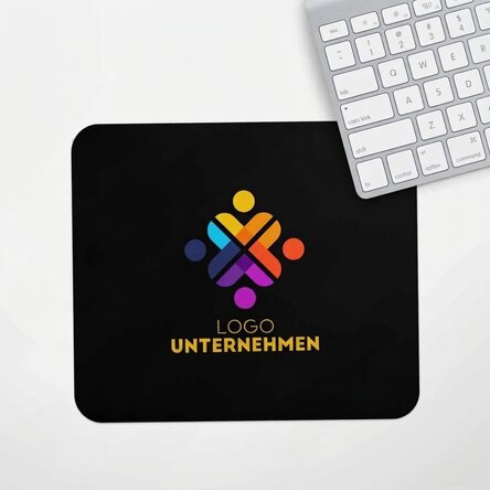 Individuell gestaltetes Mauspad mit Logo