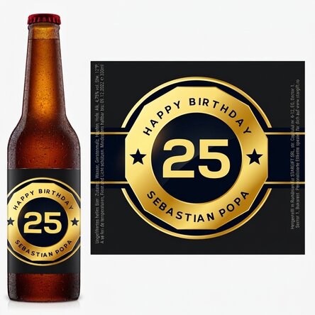 Bier mit individueller Beschriftung – Birthday Beer