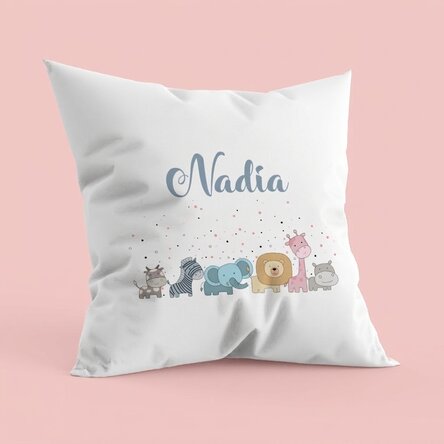 Personalisiertes Kissen mit Schriftzug – Name des Babys