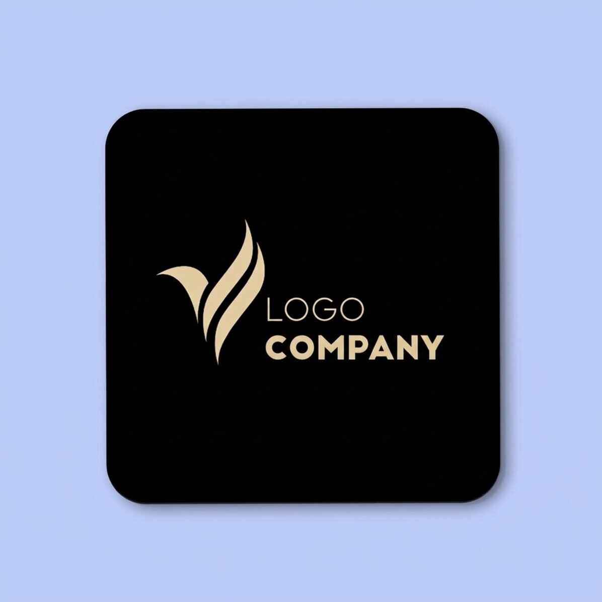 Personalisierter Untersetzer mit Logo