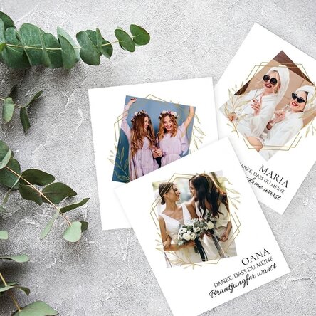 Personalisiertes Foto im Format 10 x 12 cm – Vielen Dank!