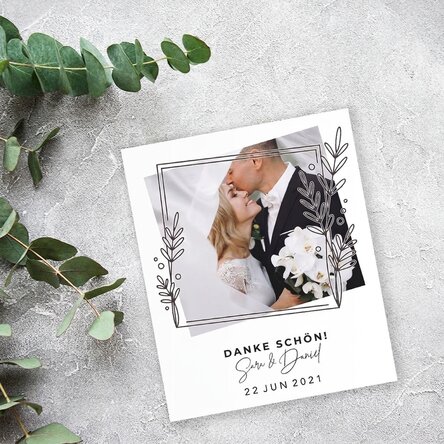 Personalisiertes Foto im Format 10 x 12 cm – Hochzeit