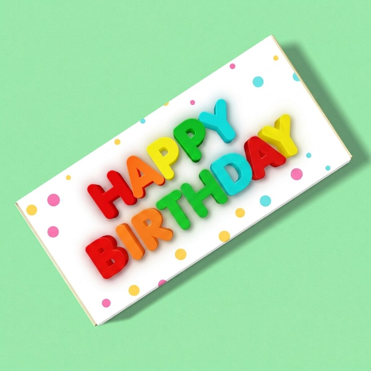 Personalisierte Schokolade – Herzlichen Glückwunsch zum Geburtstag!