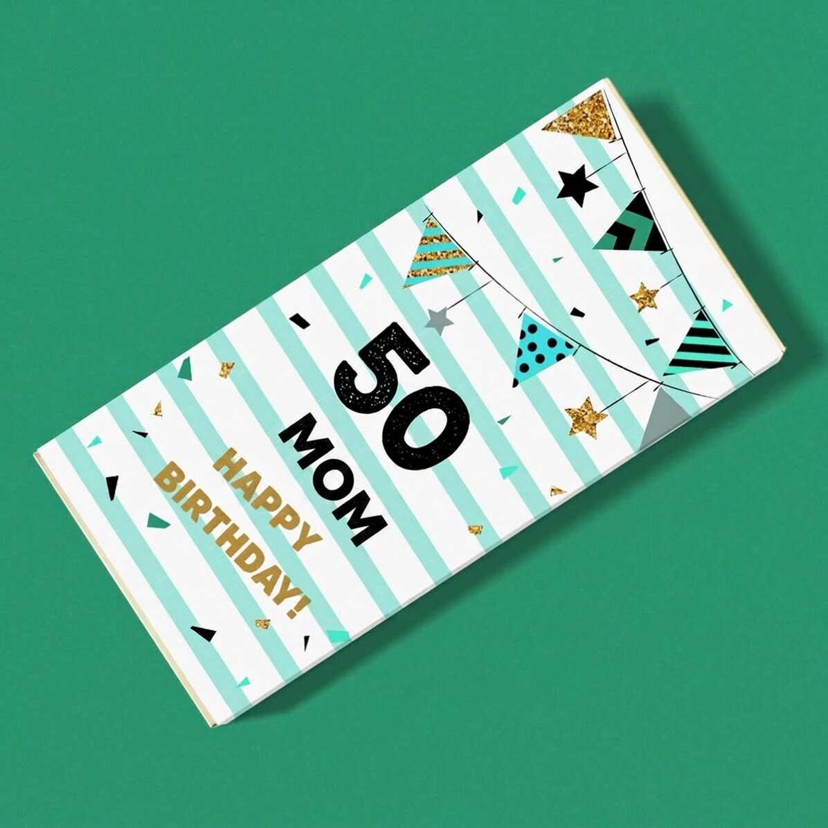 Personalisierte Schokolade mit Text zum Geburtstag – Geburtstagsgeschenk