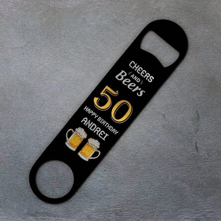 Personalisierter Bieröffner – Cheers and beers for you