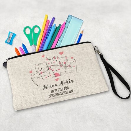 Personalisiertes Schulset mit Text – Kitty