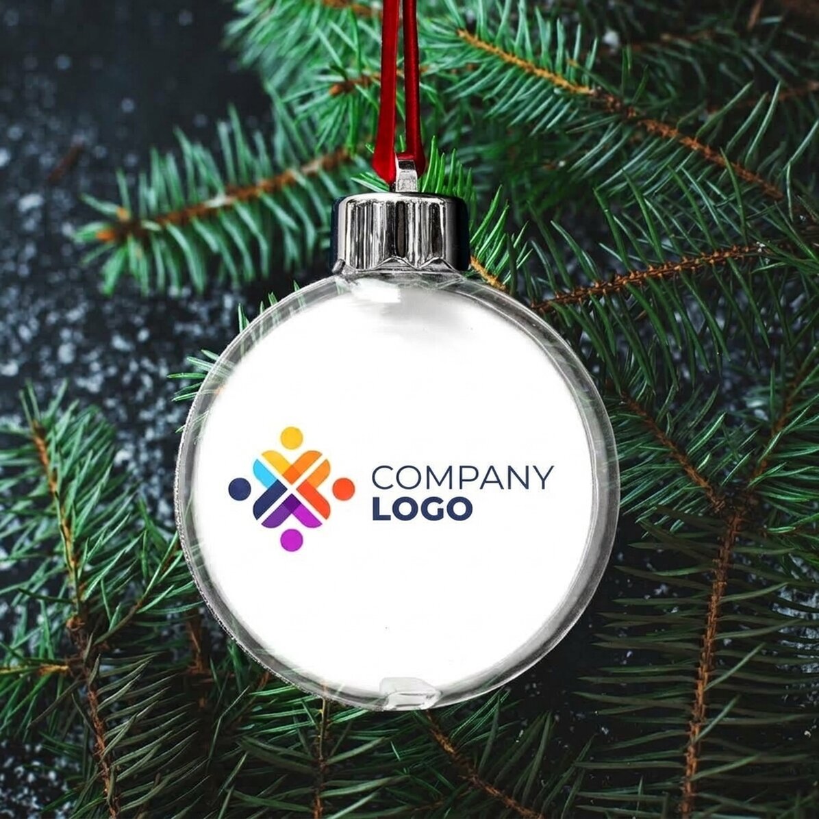 Personalisierter Globus mit Logo