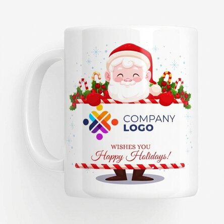 Personalised mug with logo and message - Father Christmas