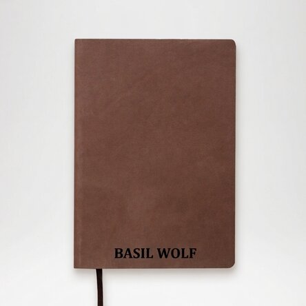 Leather diary personalised with initials or name