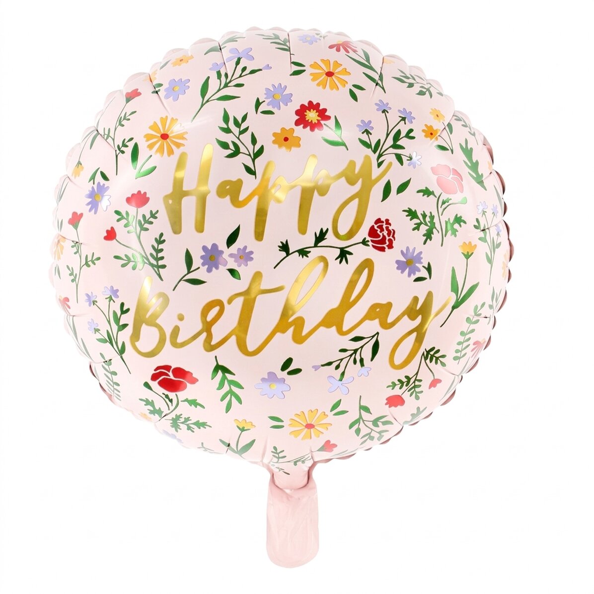 Luftballon – Happy Birthday Flowers