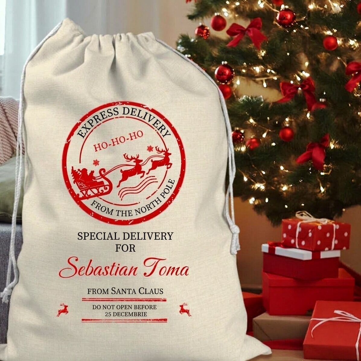 Personalisierte Geschenktüte mit Text – Sonderlieferung