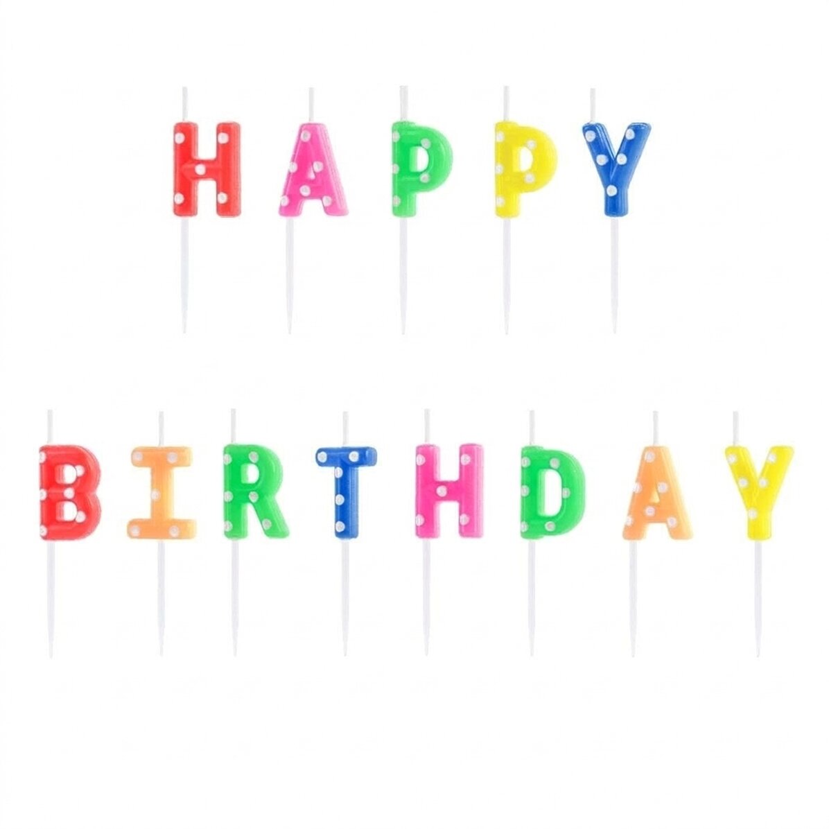 Tortenkerzen – „Happy Birthday“-Set