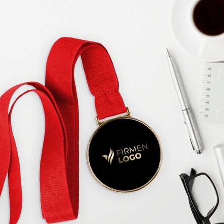 Personalisierte Medaille mit Logo