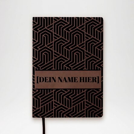 Personalisierter Leder-Terminkalender mit Namen – Elegantes Modell