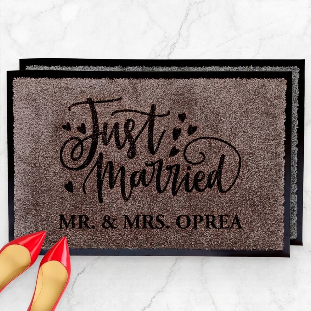 Eingangsmatte für den Innenbereich – Just married