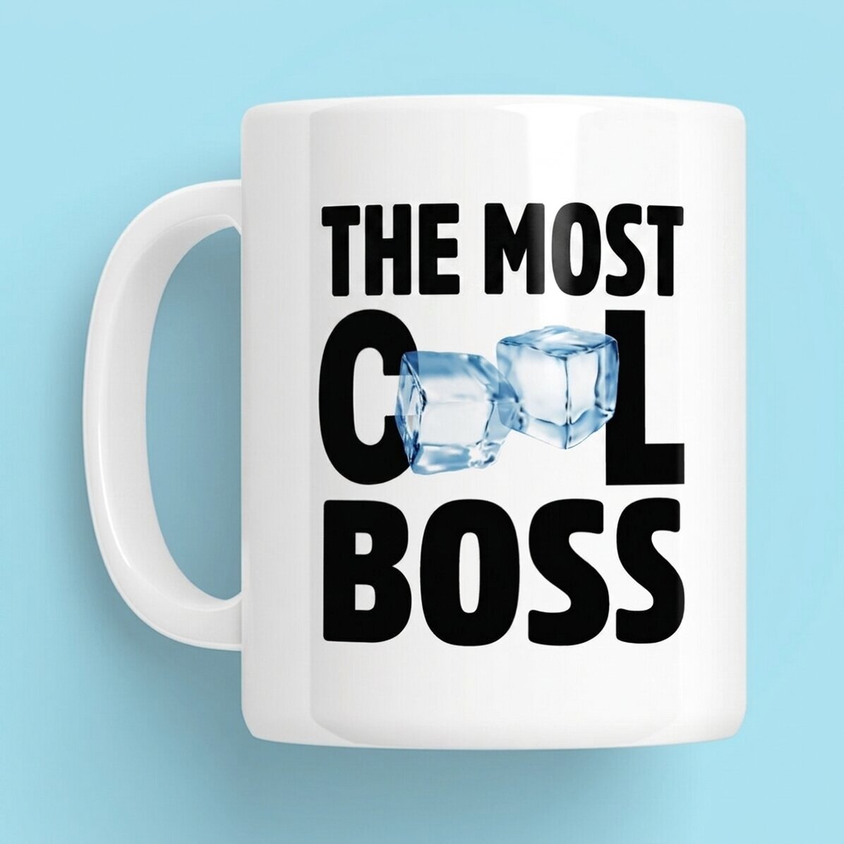 Personalisierter Becher mit Aufdruck – Der coolste Chef