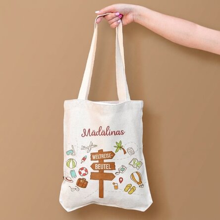 Personalisierte Tasche mit Aufdruck – Travel
