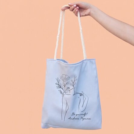 Personalisierte Tragetasche mit Aufdruck – Be yourself!