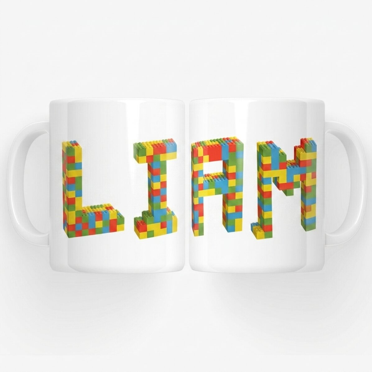 Personalisierter Becher mit Namen – Lego