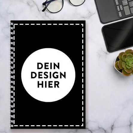 Personalisiertes Notizbuch mit deinem eigenen Motiv