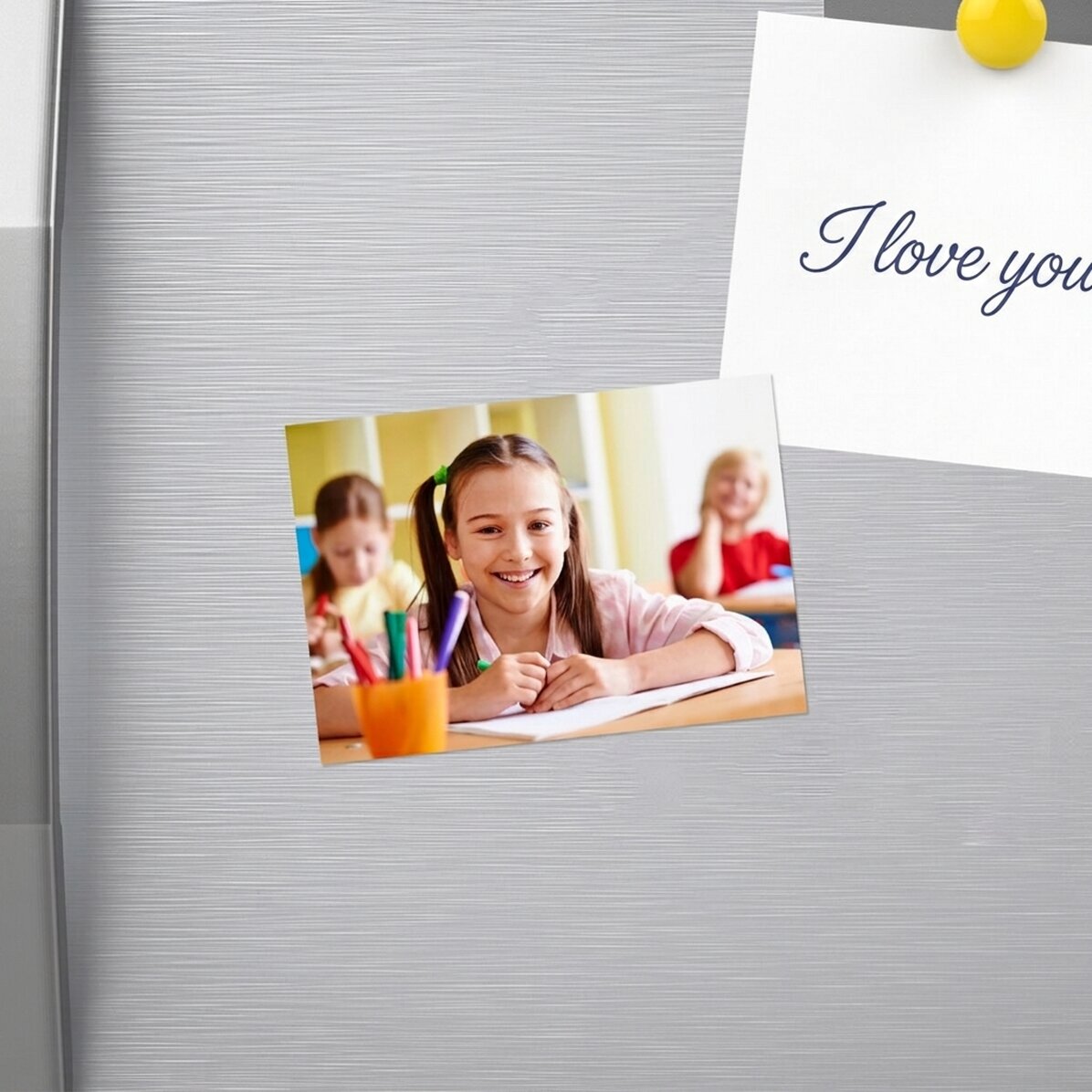 Individuell gestalteter Magnet (10 x 7 cm) mit einem Foto