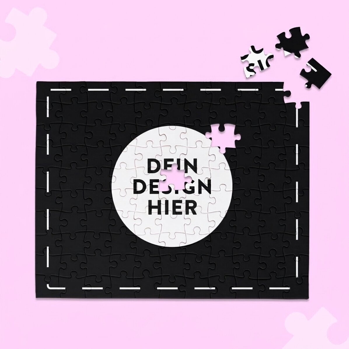 Individuell gestaltetes Puzzle mit deinem Motiv, 24 x 19 cm