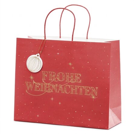 Geschenktüte – Merry Christmas Red
