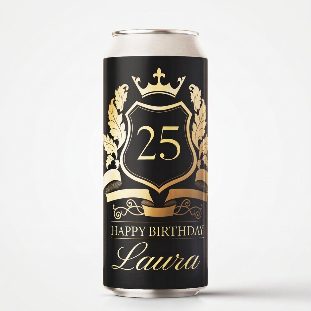 Bier in einer Dose mit individueller Beschriftung – Royalty