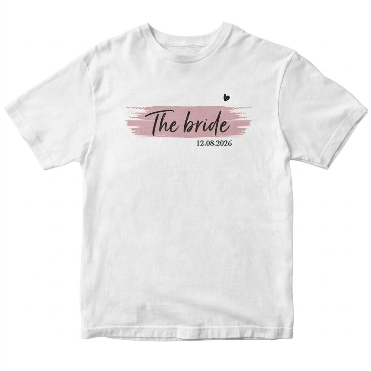 Individuell gestaltetes T-Shirt mit Aufdruck für die Braut und die Brautjungfern