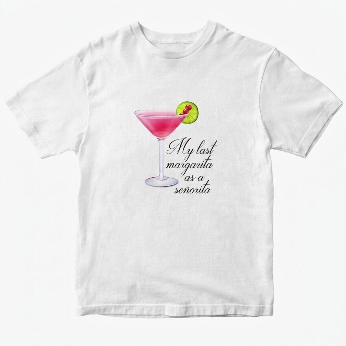 Personalisiertes Baumwoll-T-Shirt für die zukünftige Braut – Margarita