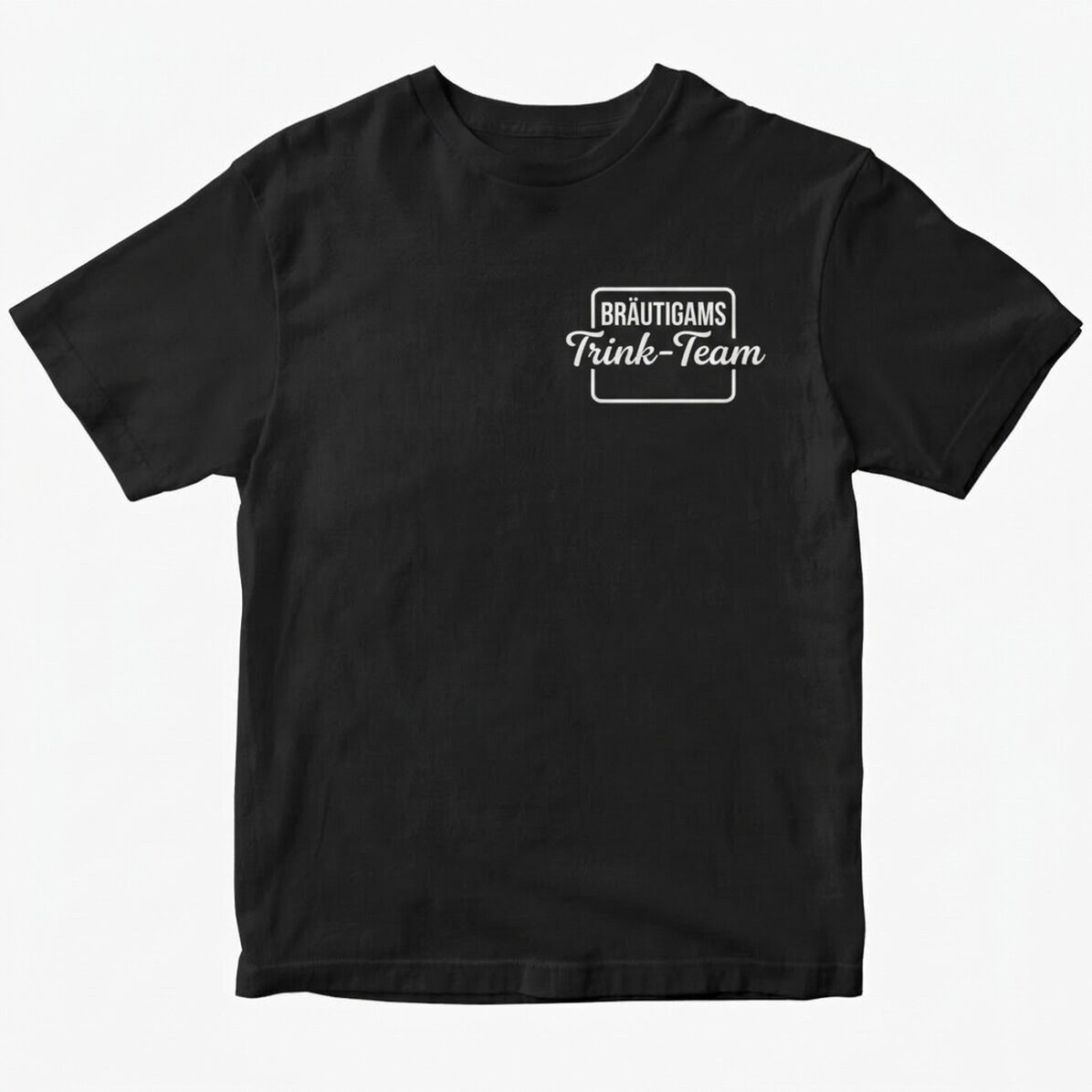 Personalisiertes Baumwoll-T-Shirt mit Aufdruck für den Junggesellenabschied – Groom