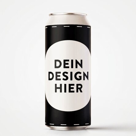 Bier in einer Dose mit deinem eigenen Design