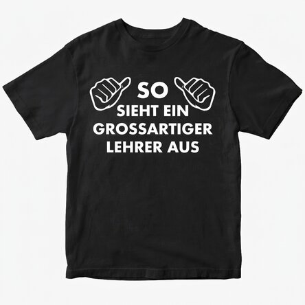 Personalisiertes Baumwoll-T-Shirt mit Aufdruck – So sieht es aus...
