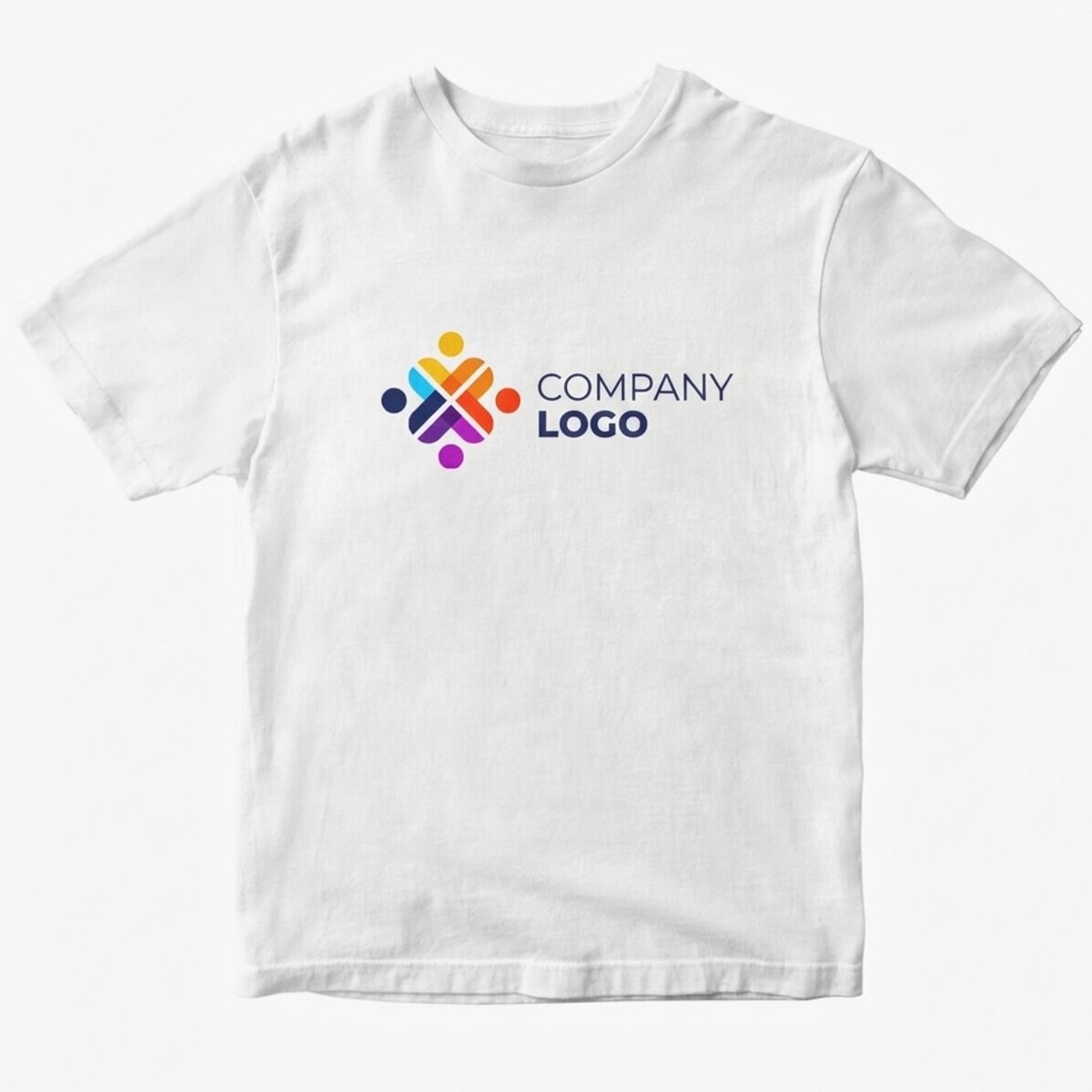 Personalisiertes Baumwoll-T-Shirt mit Landscape-Logo