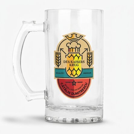 Personalisierter Bierkrug mit Text – Der Krug des Kaisers