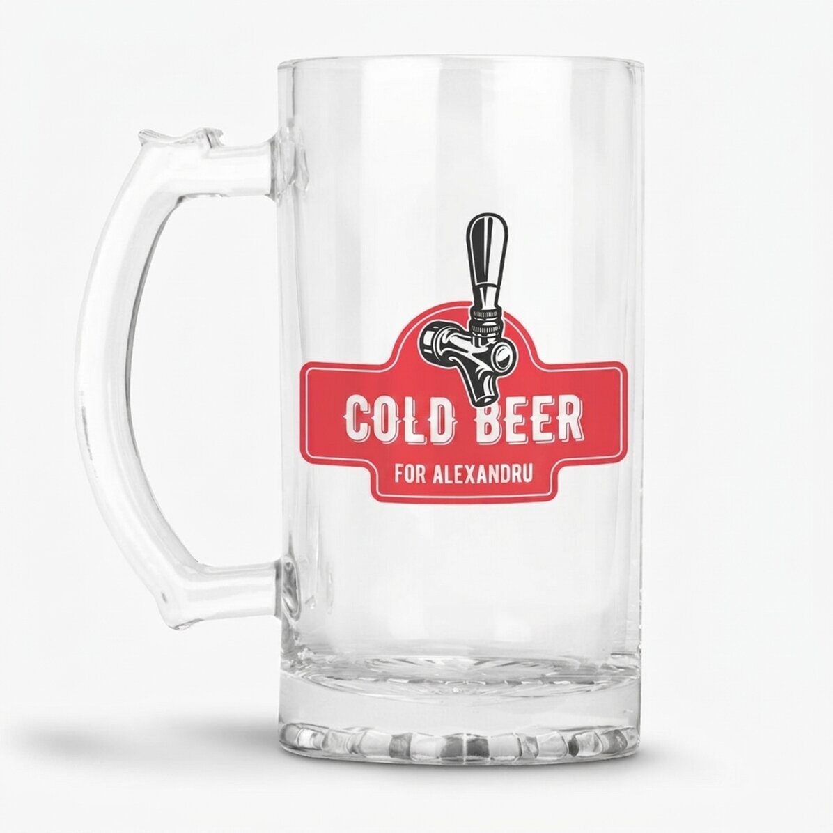 Personalisierter Bierkrug mit Aufdruck – Helles Bier