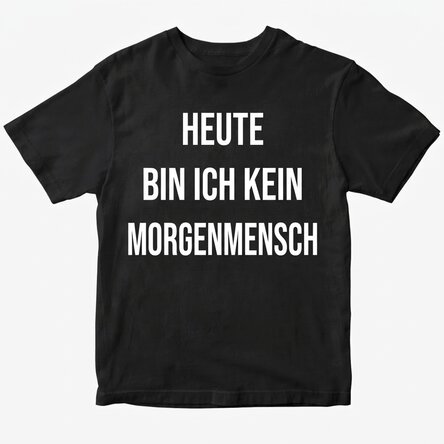 Personalisiertes Baumwoll-T-Shirt mit Aufdruck