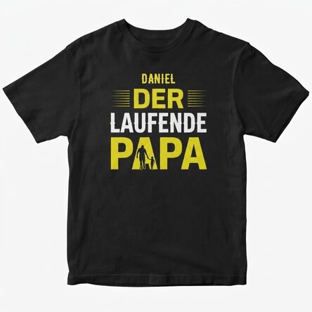 Personalisiertes Baumwoll-T-Shirt mit Aufdruck – The Walking Dad