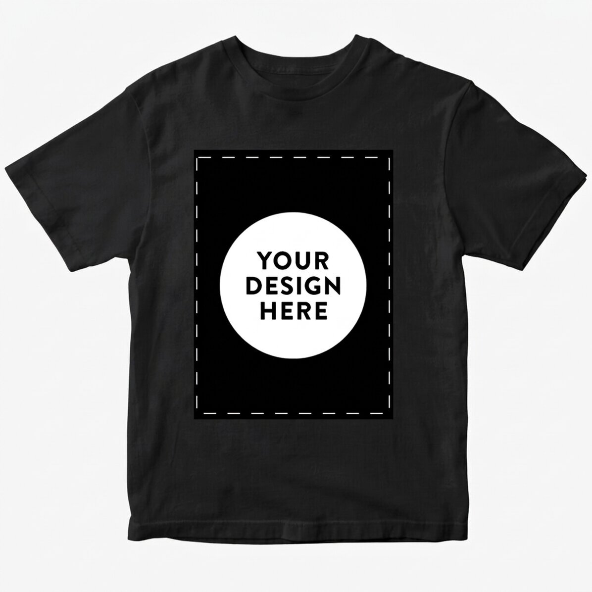 Personalisiertes Baumwoll-T-Shirt mit deinem Porträtmotiv