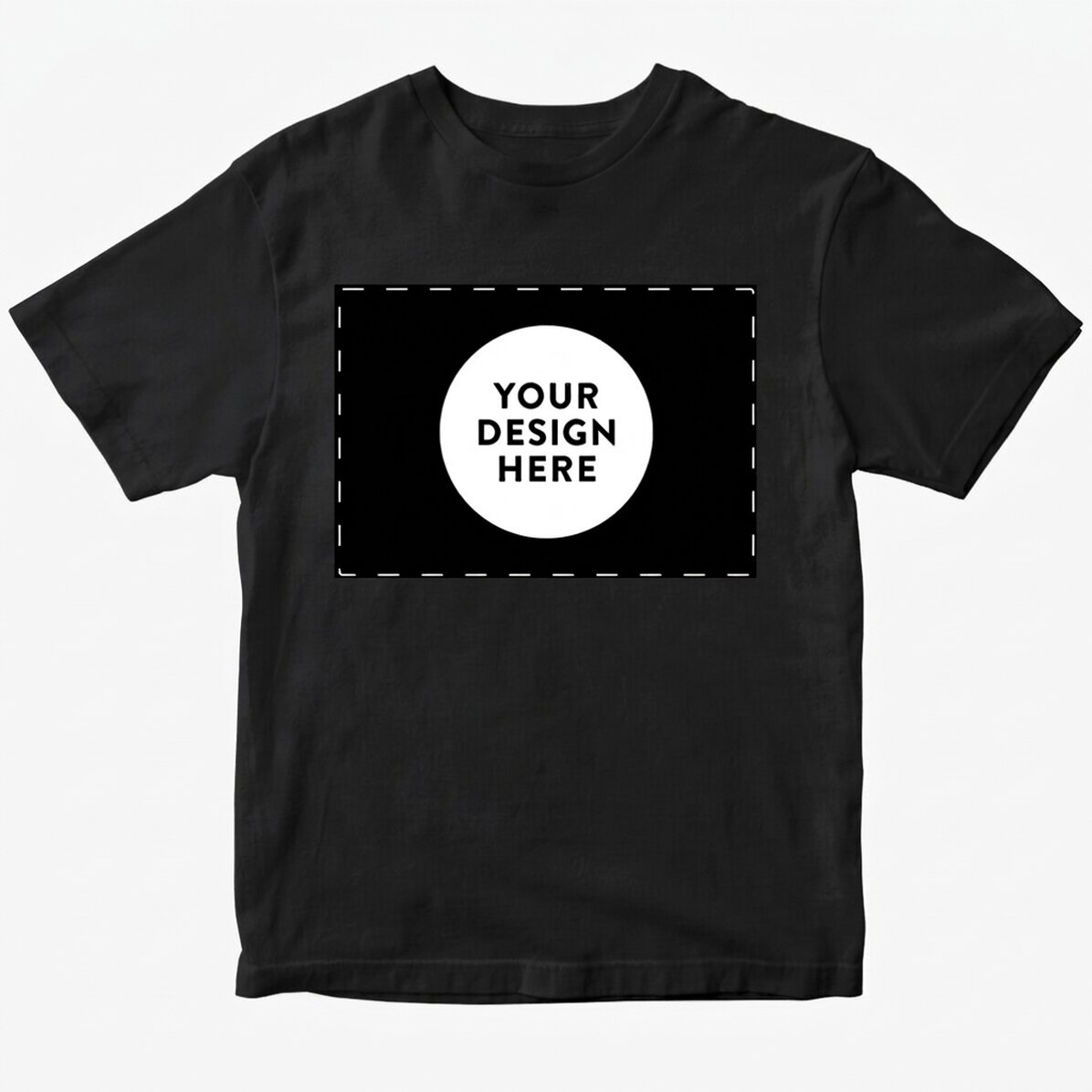 Personalisiertes Baumwoll-T-Shirt mit deinem Landscape-Motiv