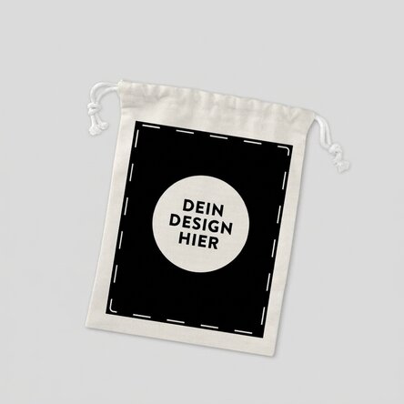 Kleiner Geschenksack, individuell gestaltet mit deinem Motiv