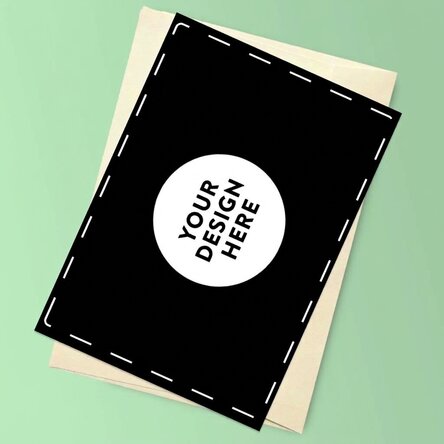 Personalised magnetic greeting card with your own design