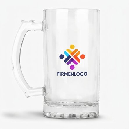 Personalisierter Bierkrug mit Logo