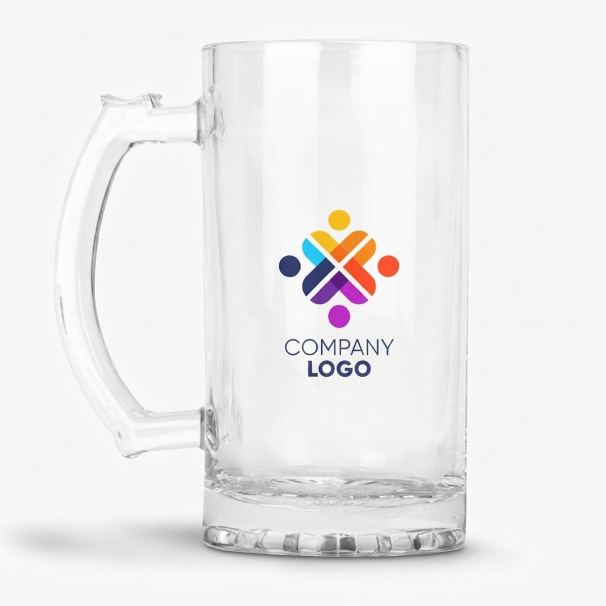 Personalisierter Bierkrug mit Logo