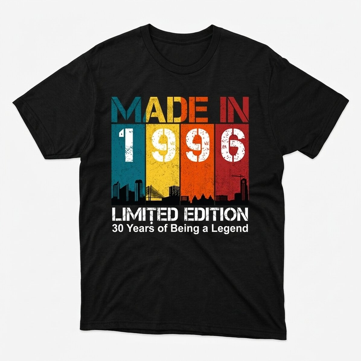 Personalisiertes Baumwoll-T-Shirt mit Aufdruck – Made in